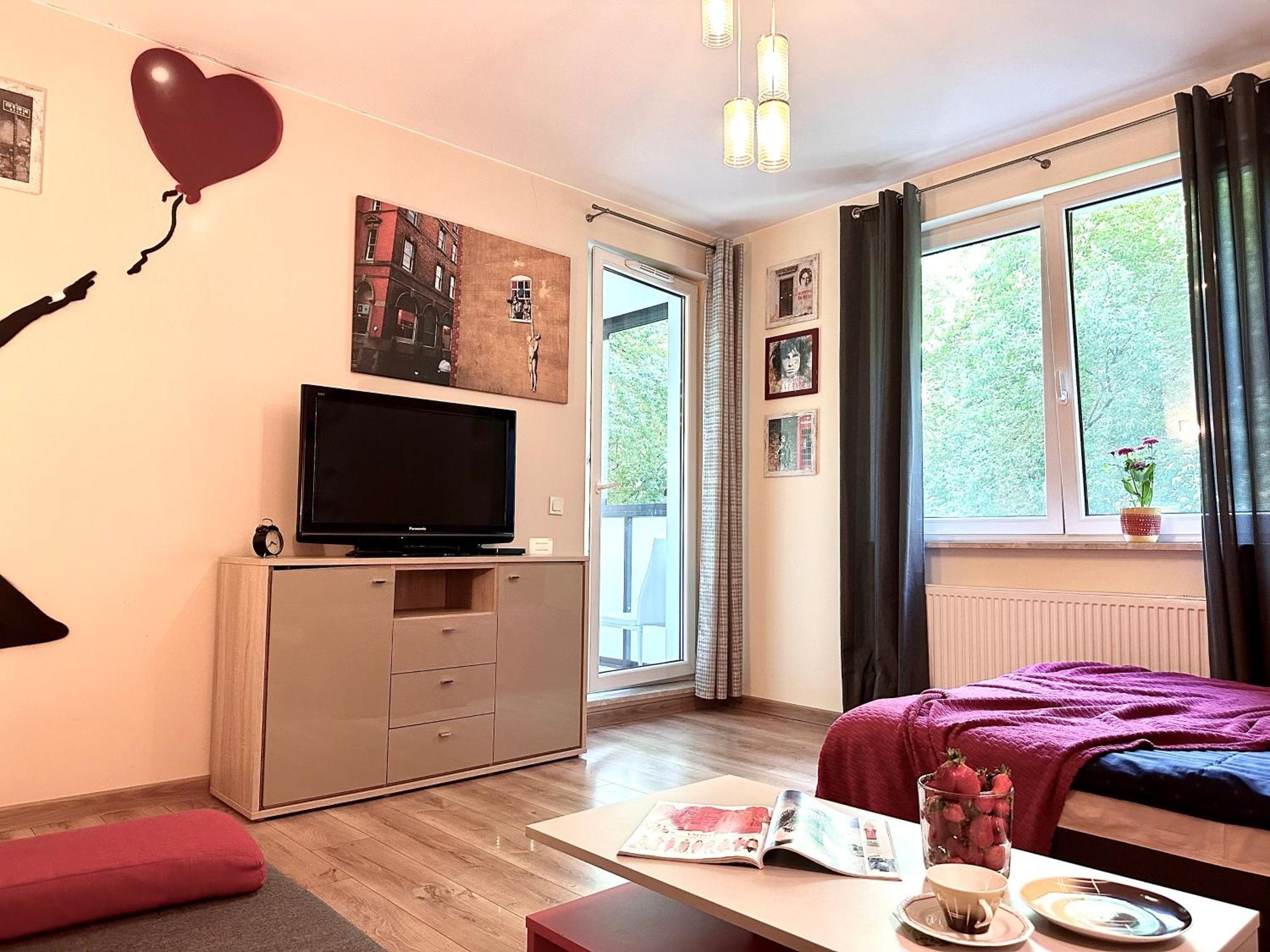 "Banksy" Art Apartman Varsó Kültér fotó