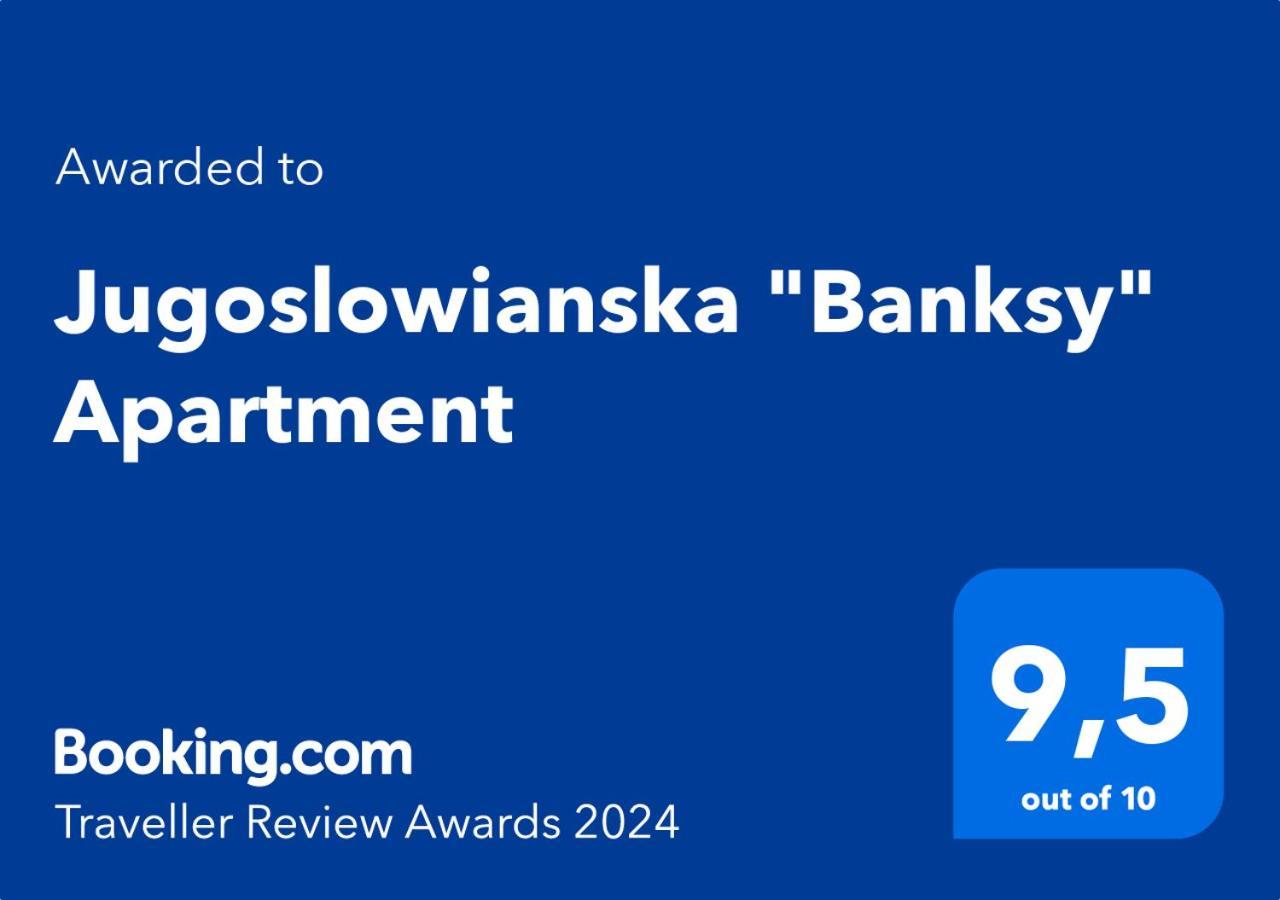 "Banksy" Art Apartman Varsó Kültér fotó